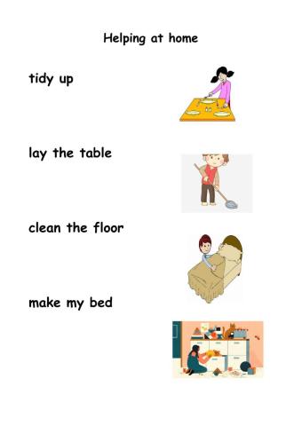Helping at home