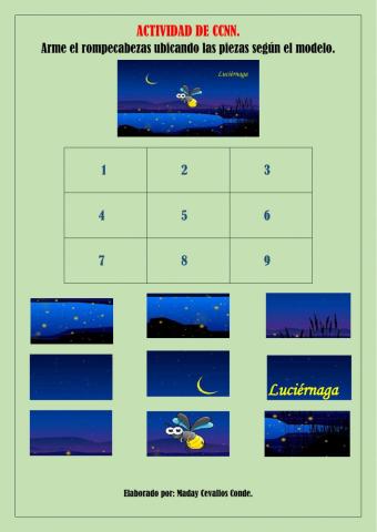 Objetos luminosos de la naturaleza