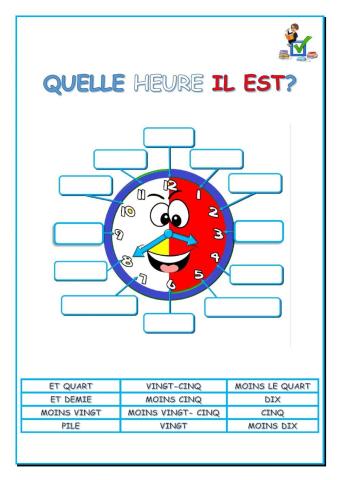 L'heure en fle