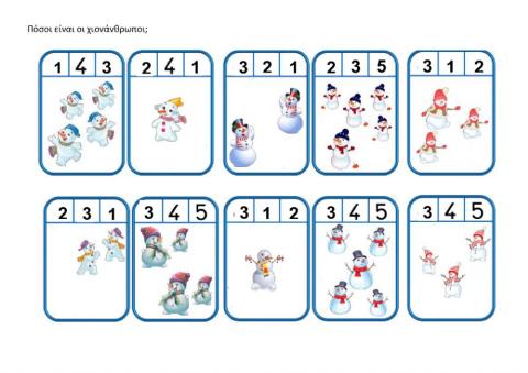 Πόσοι είναι οι χιονάνθρωποι-