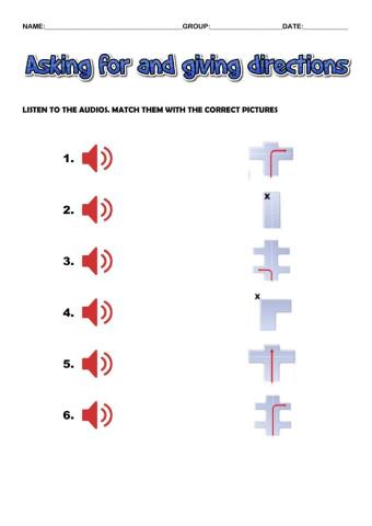 Asking for and giving directions