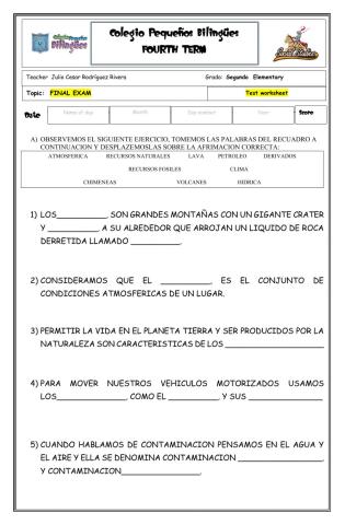 Los recursos naturales