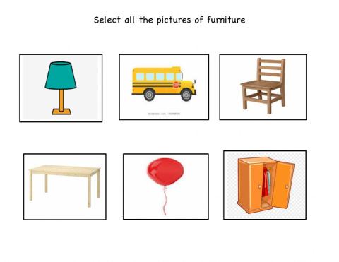 Selecting furniture 2