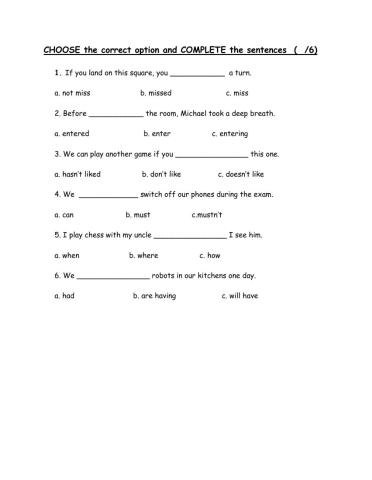 Make-up teens - Use of English