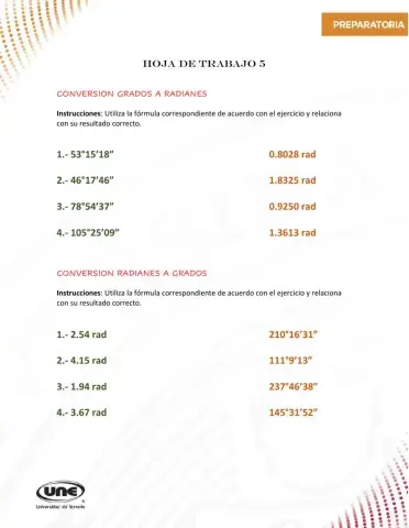 Grados y Radianes