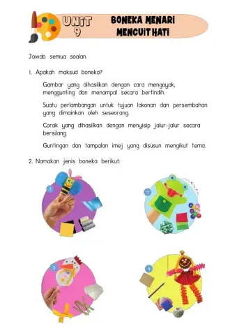 Unit 9 Boneka Menari Mencuit Hati PSV Tahun 3