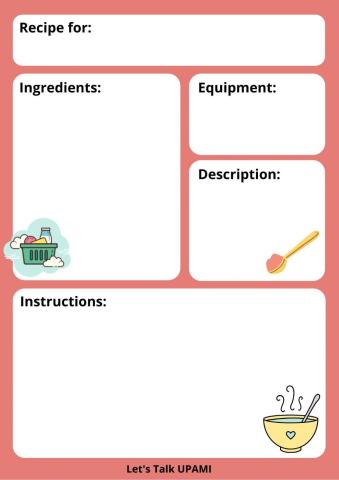 Recipe template