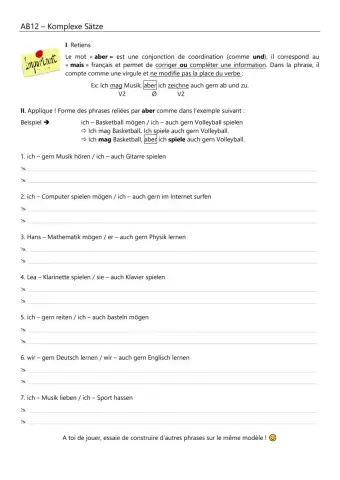 AB12 - Komplexe Sätze