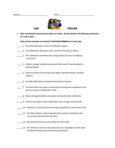 Las Fallas de Valencia