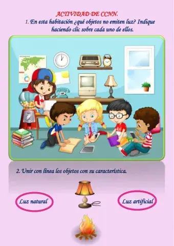 La luz y los objetos