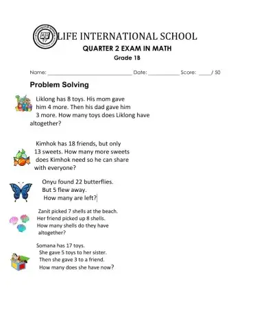 Math-2nd Quarter Exam