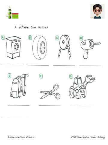 Ceip xentiquina materials