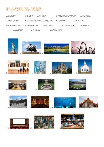 Places to visit
