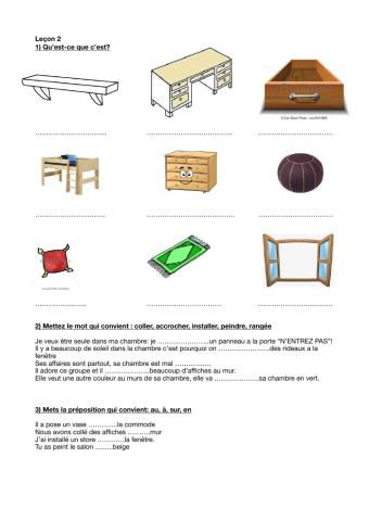 Unité 1 leçon 2 dictée
