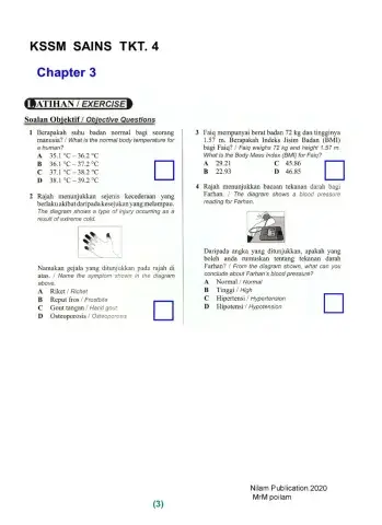 Kssm science form 4 – chap. 3