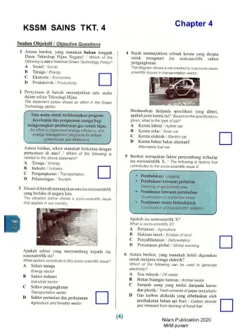 Kssm science form – chap. 4