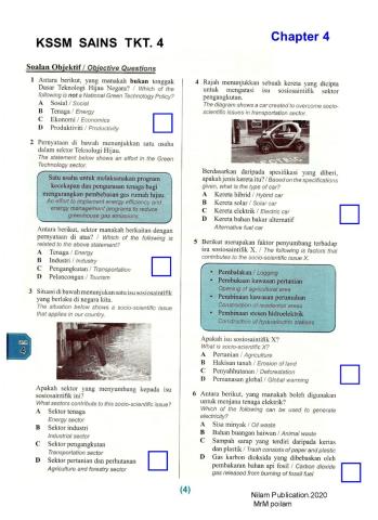 Kssm science form – chap. 4