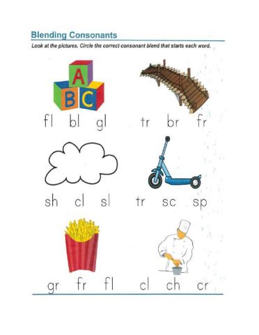 Consonant Blends