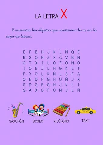 La letra X