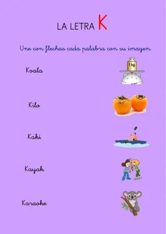 La letra K