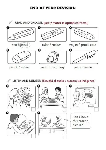 Vocabulary: End Of Year REVISION