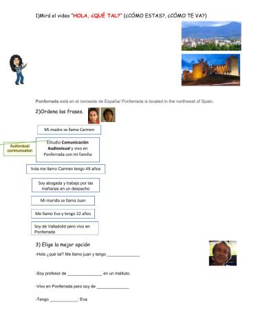 Unidad 1 ¿qué tal?