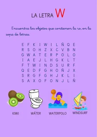 La letra W