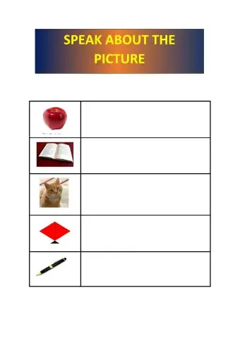 Speak about the picture test1