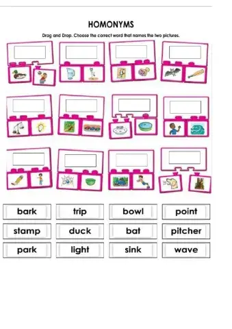 Homonyms,synonyms,rhyming words