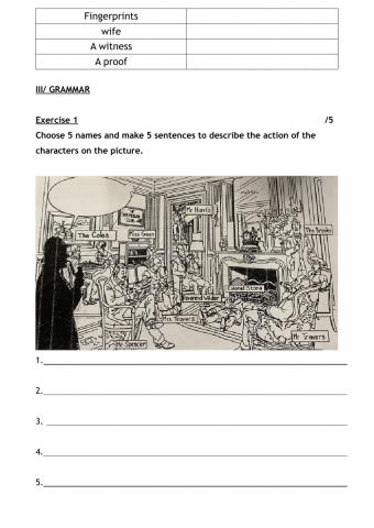 Simple past and past continuous