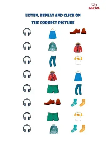 Tiger New 2. Unit 3. Clothes Vocabulary 1