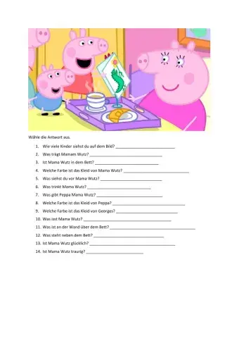 Peppa Wutz - Antworten