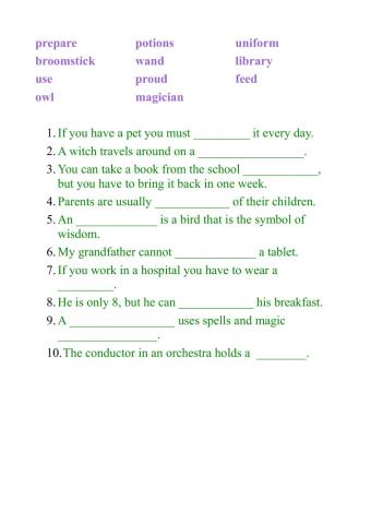 5th Grade English, Unit 2 (workbook)