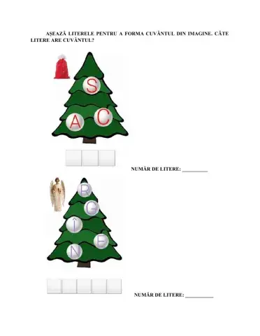 Formeaza cuvinte - brad