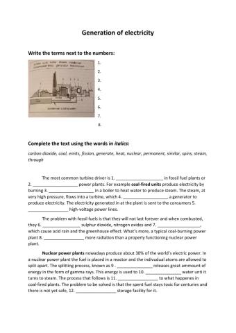 Electricity generation