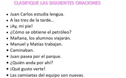 Oraciones