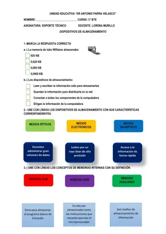 Dispositivos de almacenamiento