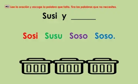 Susi y Soso Examen 1