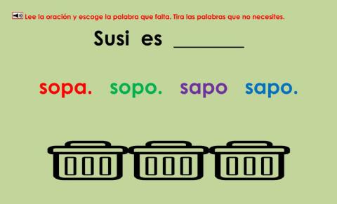 Susi y Soso Examen 2