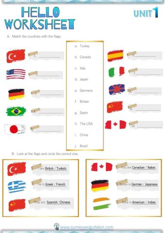 Countries and Nationalities
