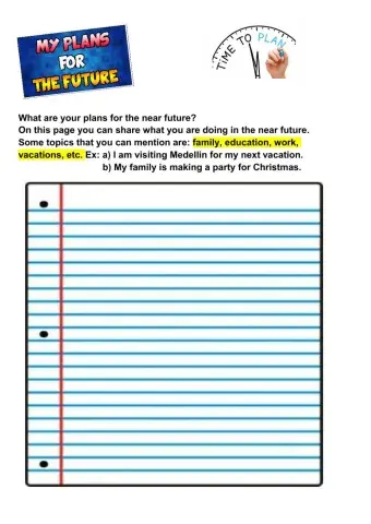 My plans - Present progressive as future