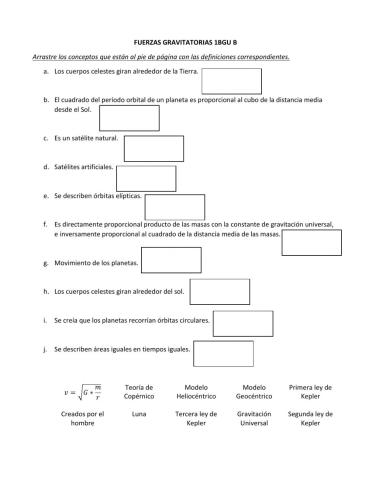 Fuerzas gravitatorias -1BGU -B--
