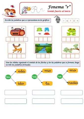Fonema R sonido inicial