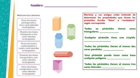 Prismas y pirámides