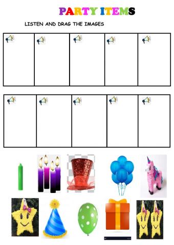 Party items listening