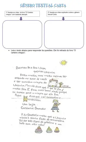 Gênero textual carta