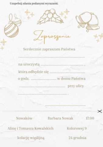 Zaproszenie