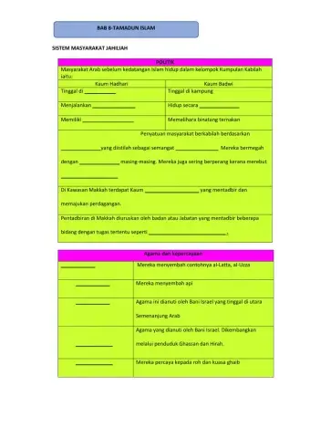 Tingkatan 1:sejarah bab 8-tamadun islam