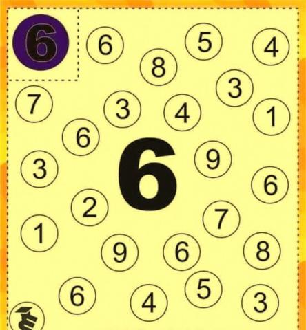 Gaseste cifra 6!-Find number 6!