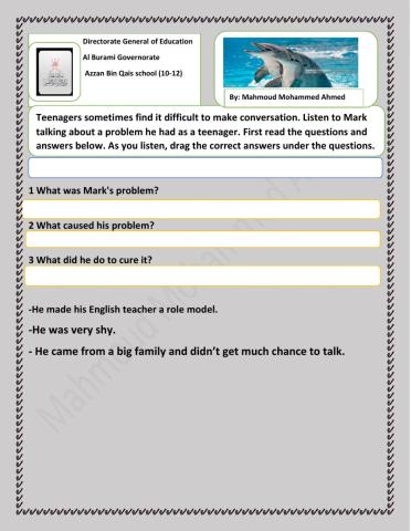 Conversation problem